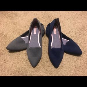 Two Pairs of Giesswein Pointed Flats